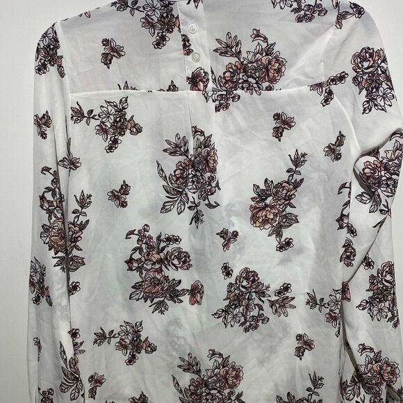 Rue21 Women's Multicolor Floral Collared Long Sleeve Button Up Shirt Size XS - Picture 5 of 7